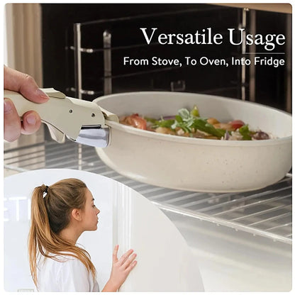 Juego de utensilios de cocina de granito StoneChef™ de 15 piezas: antiadherente con mango extraíble