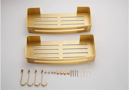 Brushed Gold Aluminium Shelf