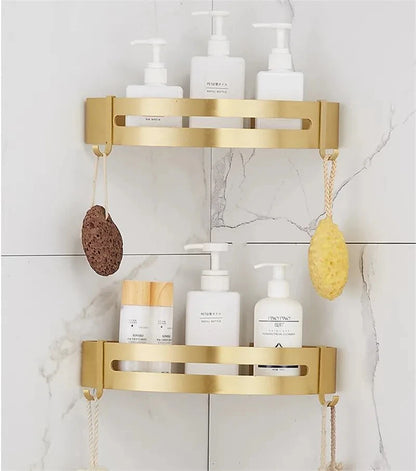 Brushed Gold Aluminium Shelf