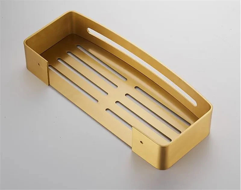 Brushed Gold Aluminium Shelf