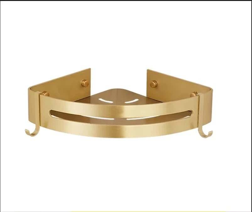 Brushed Gold Aluminium Shelf