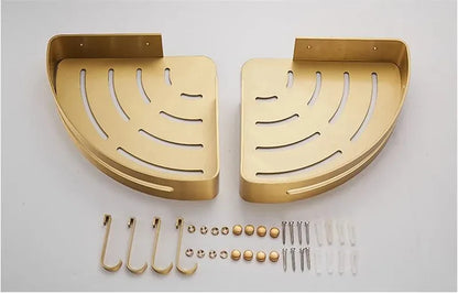 Brushed Gold Aluminium Shelf