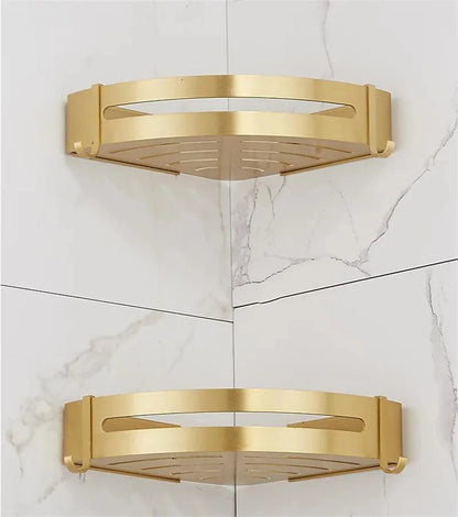 Brushed Gold Aluminium Shelf