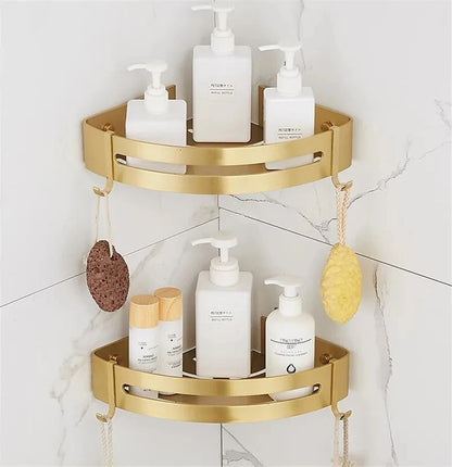 Brushed Gold Aluminium Shelf