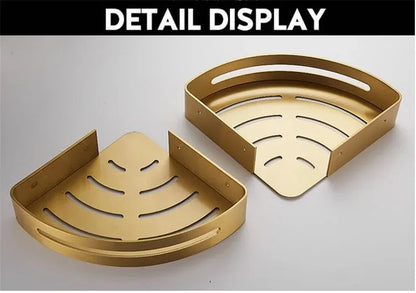 Brushed Gold Aluminium Shelf