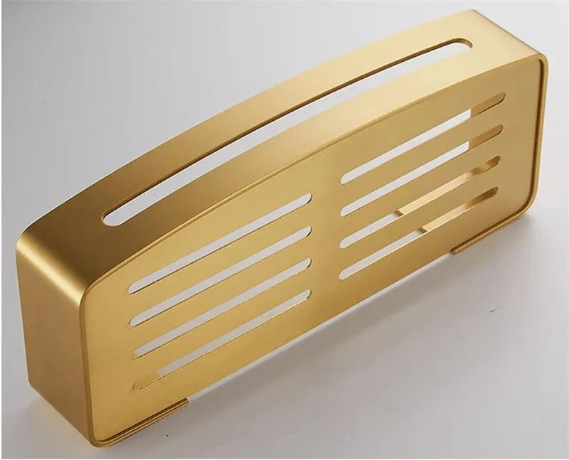 Brushed Gold Aluminium Shelf